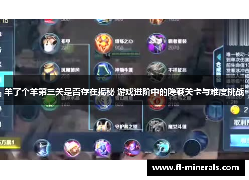 羊了个羊第三关是否存在揭秘 游戏进阶中的隐藏关卡与难度挑战